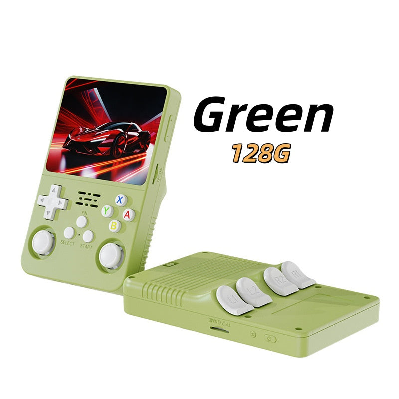 R36S Retro Handheld Game Console – 3.5" IPS Screen, Dual Joysticks, Linux System, 64GB/128GB