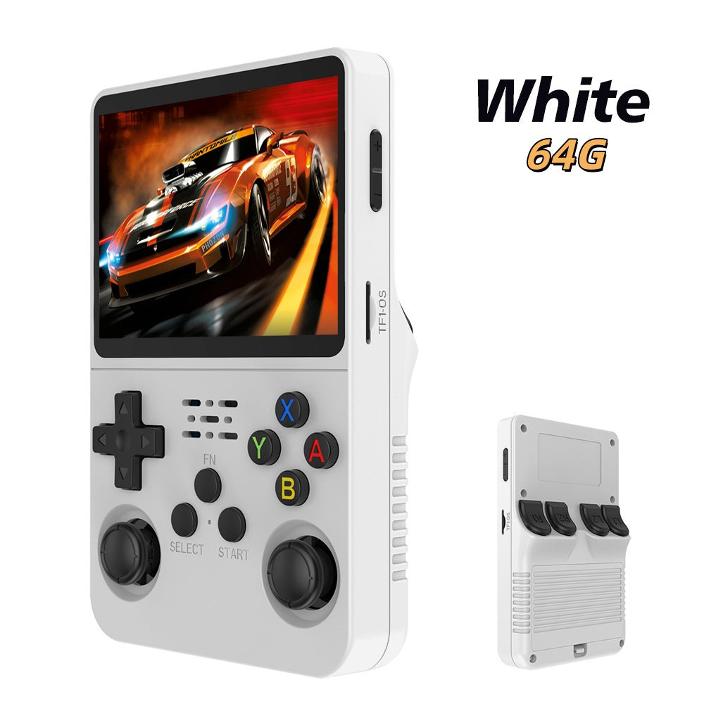 R36S Retro Handheld Game Console – 3.5" IPS Screen, Dual Joysticks, Linux System, 64GB/128GB