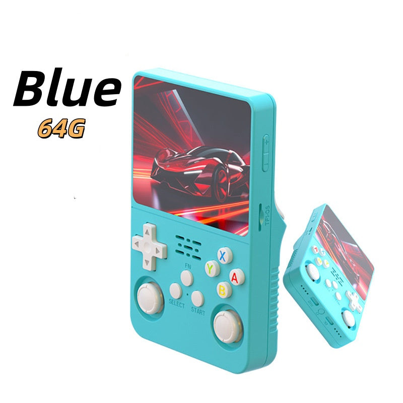 R36S Retro Handheld Game Console – 3.5" IPS Screen, Dual Joysticks, Linux System, 64GB/128GB
