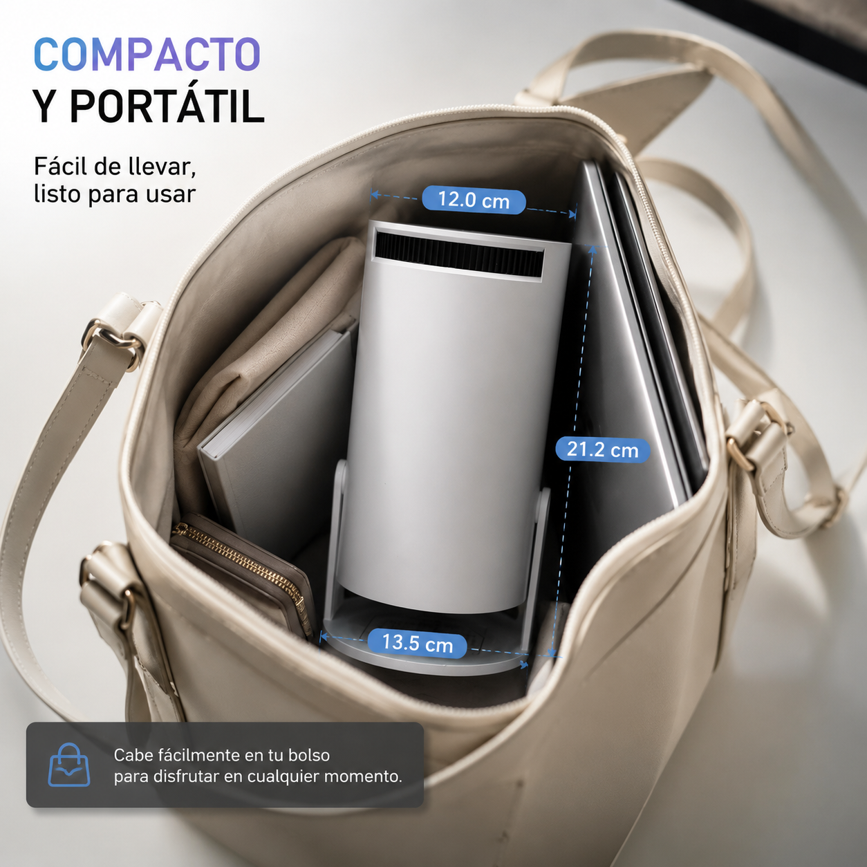 Proyector HY300 Mejorado con WiFi 6, Proyección desde App Móvil, Pantalla Gigante para Habitación y Cine en Casa
