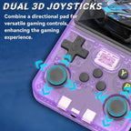 R36S Retro Handheld Game Console – 3.5" IPS Screen, Dual Joysticks, Linux System, 64GB/128GB