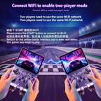 R36S Retro Handheld Game Console – Dual Joysticks, Transparent Shell & Classic Vertical Design